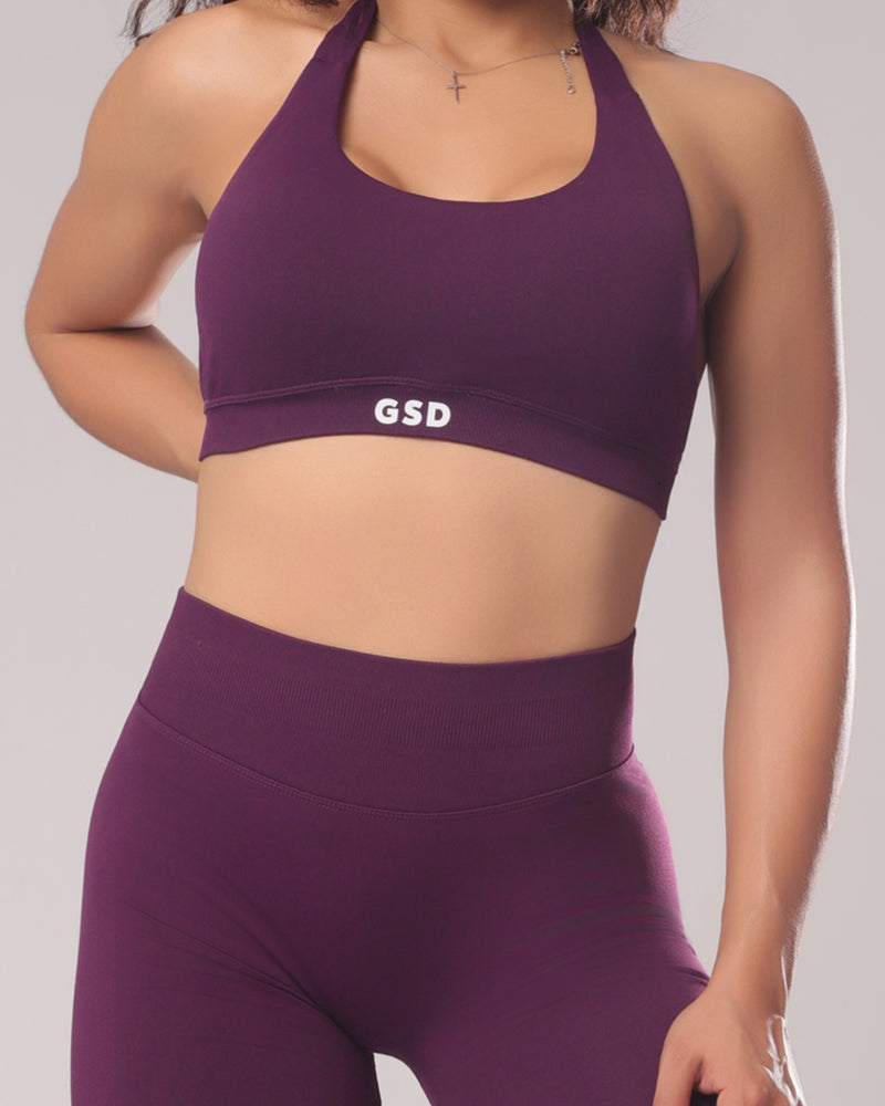GSD Open Back Bra - Velvet